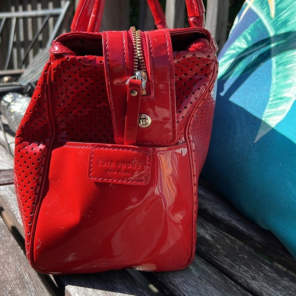 Kate Spade red satchel - Picture 4 of 17